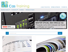 Tablet Screenshot of cas-training.com